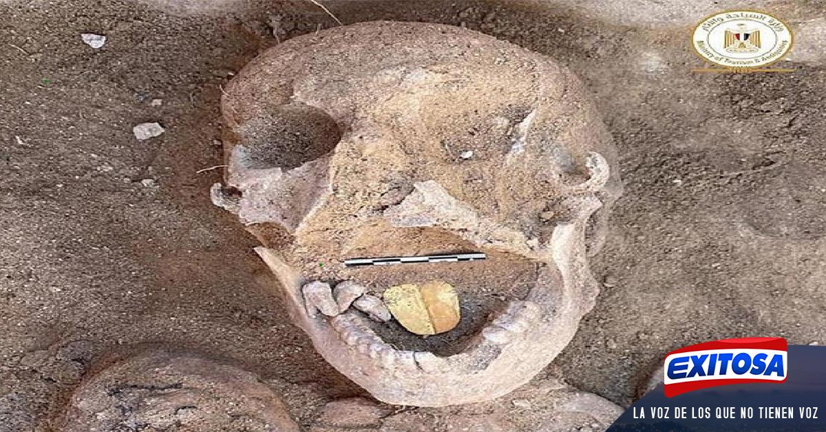 Egipto hallan una momia de 2 mil años de antigüedad con una lengua de