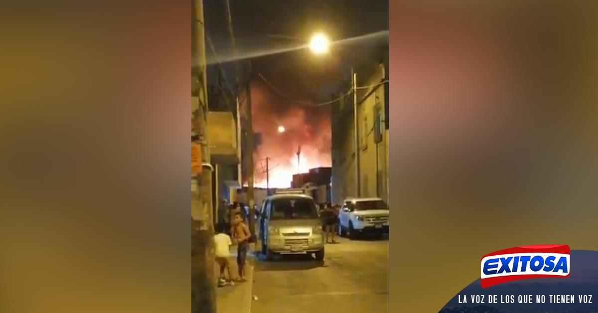 Atenci N Incendio De Grandes Proporciones Se Registra En Cercado De