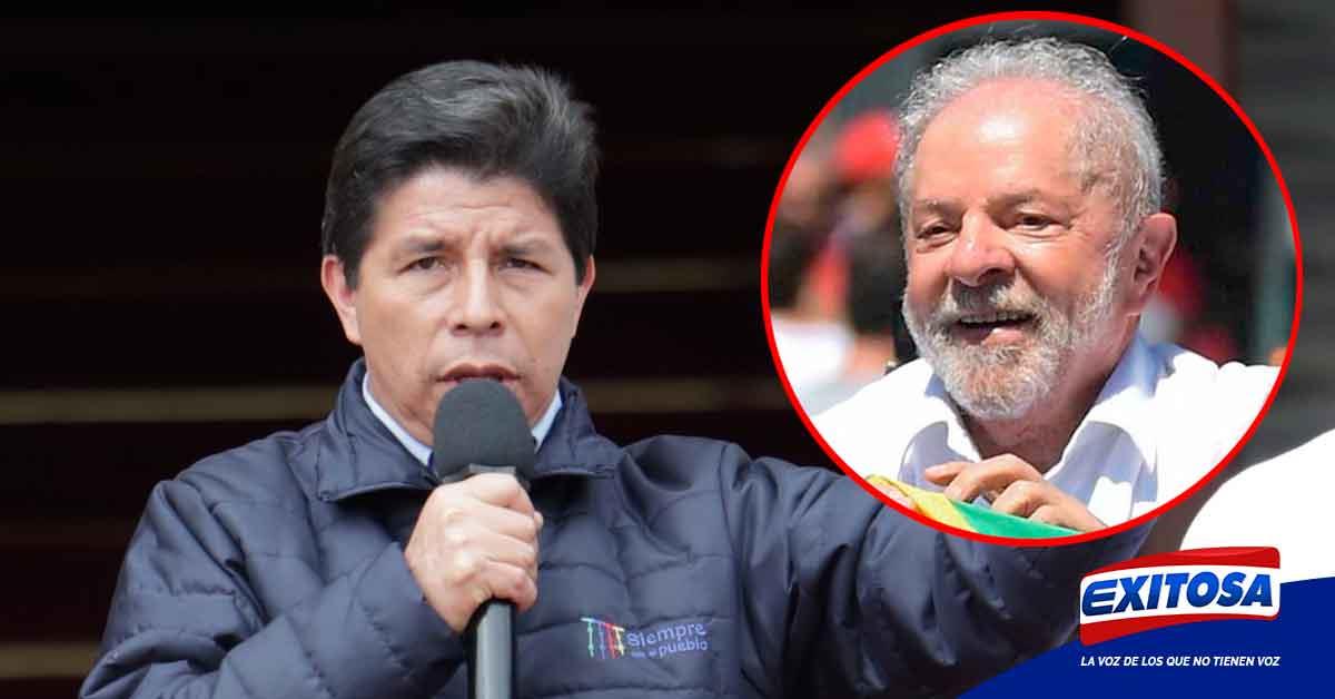 Pedro Castillo a Lula da Silva Agradezco su invitación para asistir a