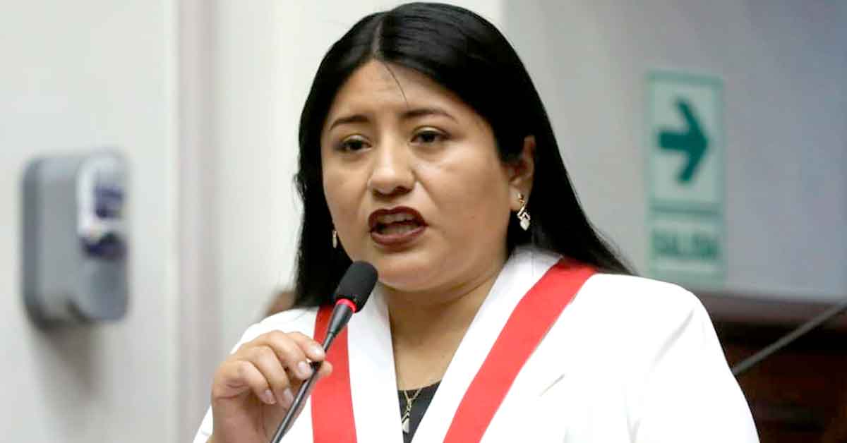 Nieves Limachi Si A Los Peruanos No Les Agradan Sus Congresistas