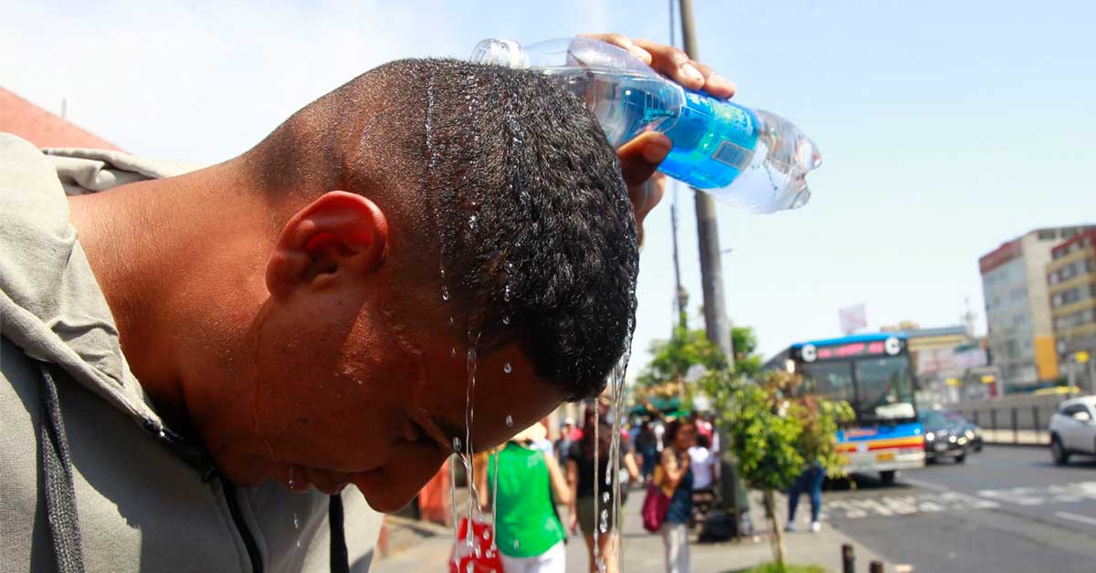 Senamhi alerta que temperaturas llegarían hasta los 34 grados Cuáles