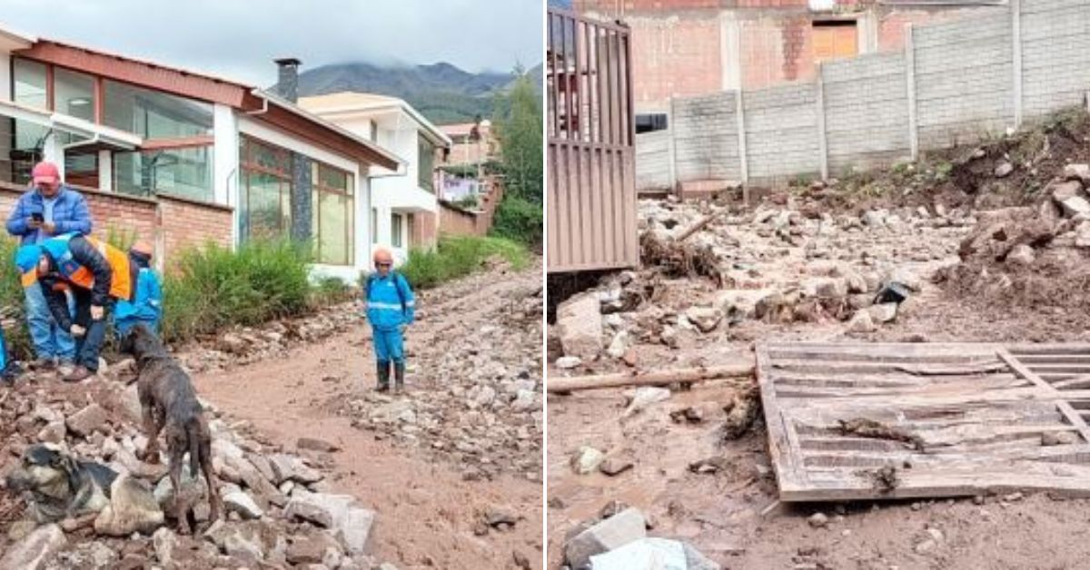 Cusco Lamentable Huaico en San Jerónimo deja tres familias