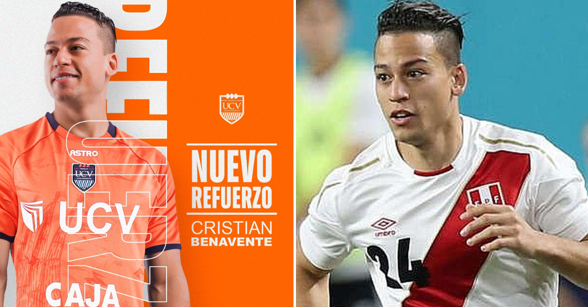 Oficial Cristian Benavente es nuevo jugador de César Vallejo Así fue