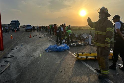 Trujillo Identifican A Los Cuatro Fallecidos Tras Choque Entre Auto Y