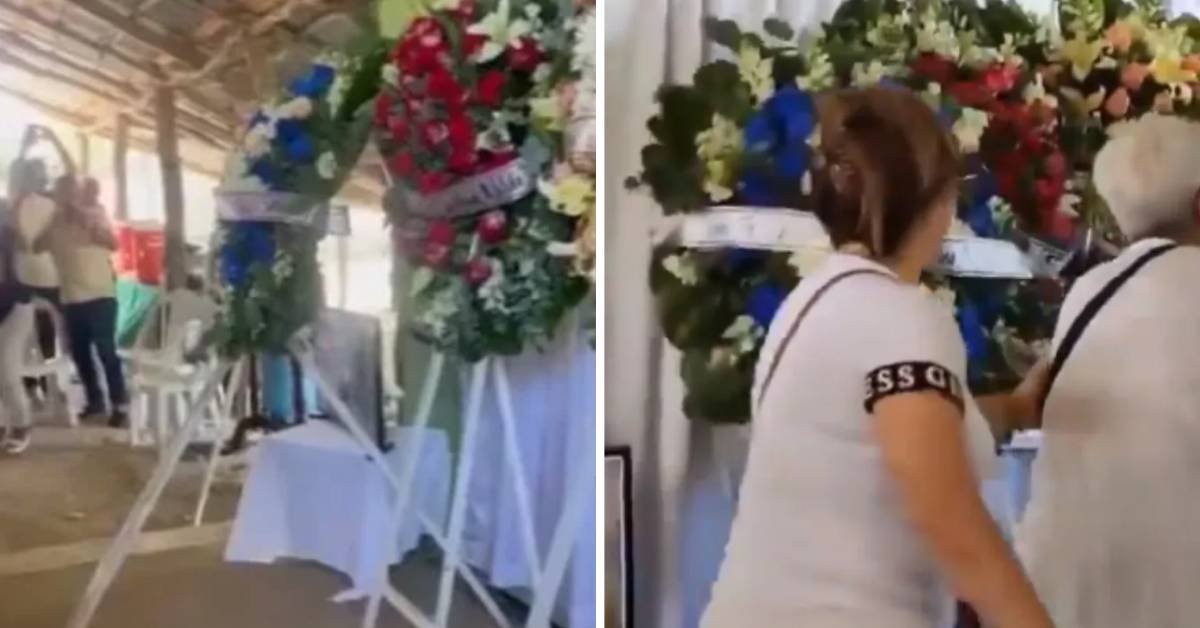 Fantasmas Corona De Flores SE MUEVE SOLA En Pleno Velorio Y