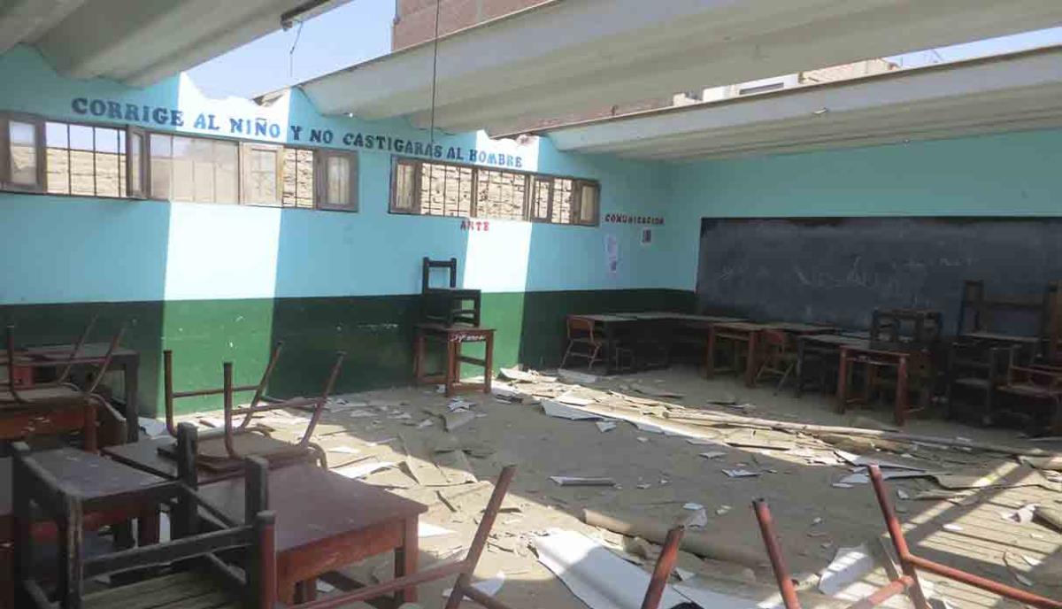 Estiman que el 60% de los colegios en el Perú están colapsados - Exitosa  Noticias