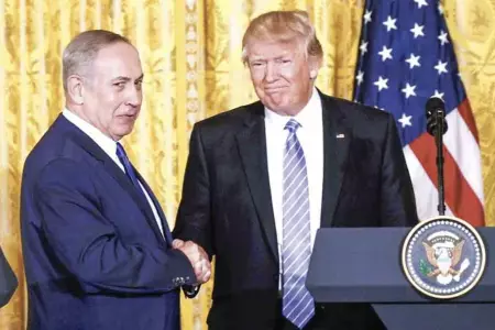 Trump-en-Israel