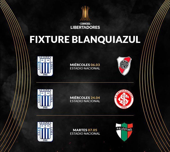 Copa Libertadores Alianza Lima jugará todos sus partidos de local en el Estadio Nacional