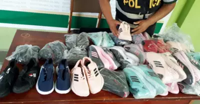Policía incauta zapatillas “bamba” en de 40 mil soles - Exitosa Noticias