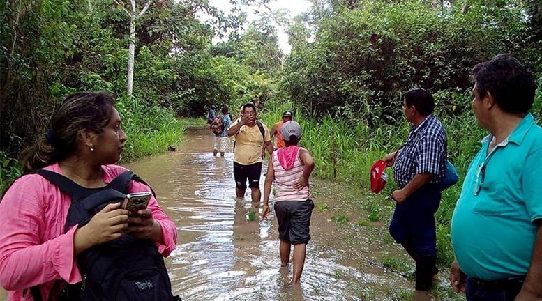Intensas lluvias en la Selva peruana alarman a los pobladores de posibles huaicos - Exitosa Noticias