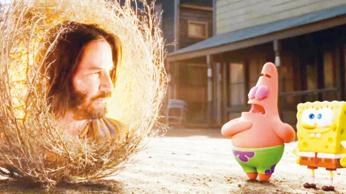 Keanu Reeves sorprende en tráiler de Bob Esponja Exitosa Noticias