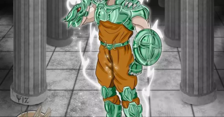Espectacular! Goku se pone la armadura de Shiryu de Los Caballeros del  Zodiaco - Exitosa Noticias