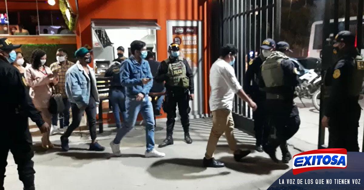 Chiclayo Joven agredió a una policía durante intervención en discoteca VIDEO Exitosa Noticias