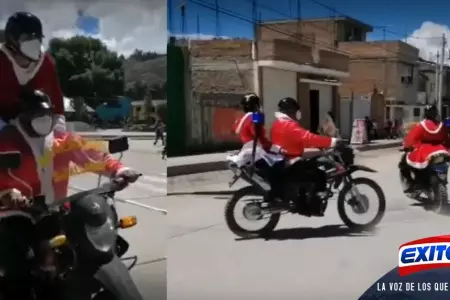 Serenos-de-Huancayo-se-visten-de-'Papa-Noel'-para-llevar-alegra-a-nios