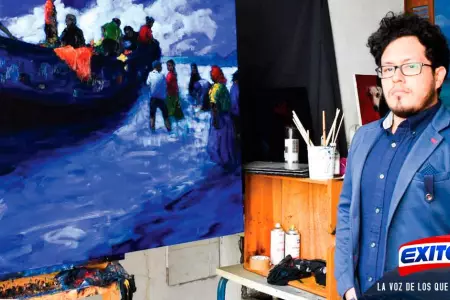 Pintor-peruano-Diego-Alcalde-triunfa-con-exposicin-de-arte-en-Francia
