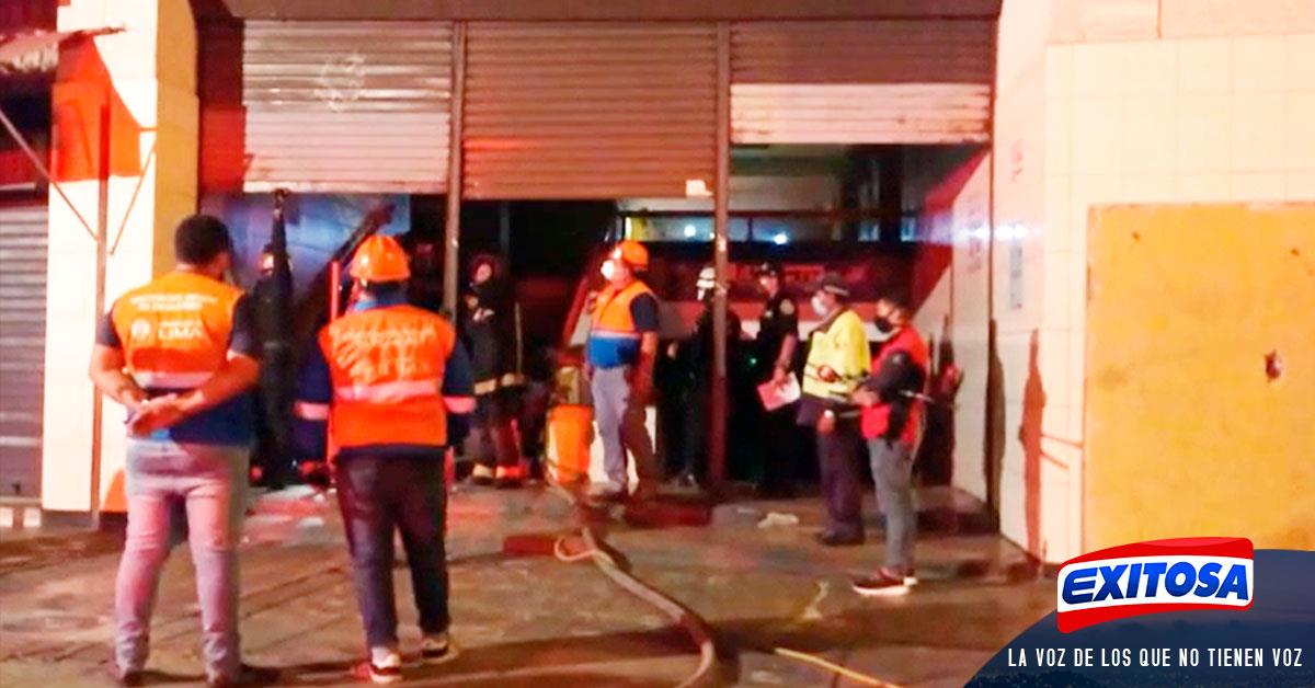 Bomberos Controlan Incendio En Galería Del Cercado De Lima - Exitosa ...