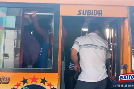 Combis-y-buses-llenos-de-pasajeros-en-pleno-inicio-de-cuarentena-total-VIDEO