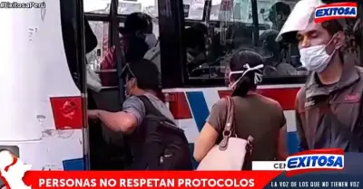 Centro-de-Lima-Pasajeros-no-respetan-protocolos-transporte