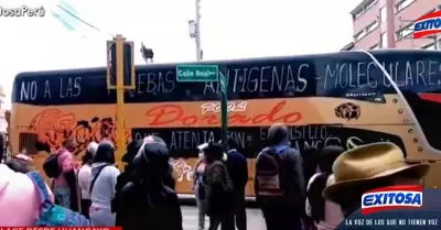 HuancayoTransportistas-protestan-requisito-pruebas-antigeno