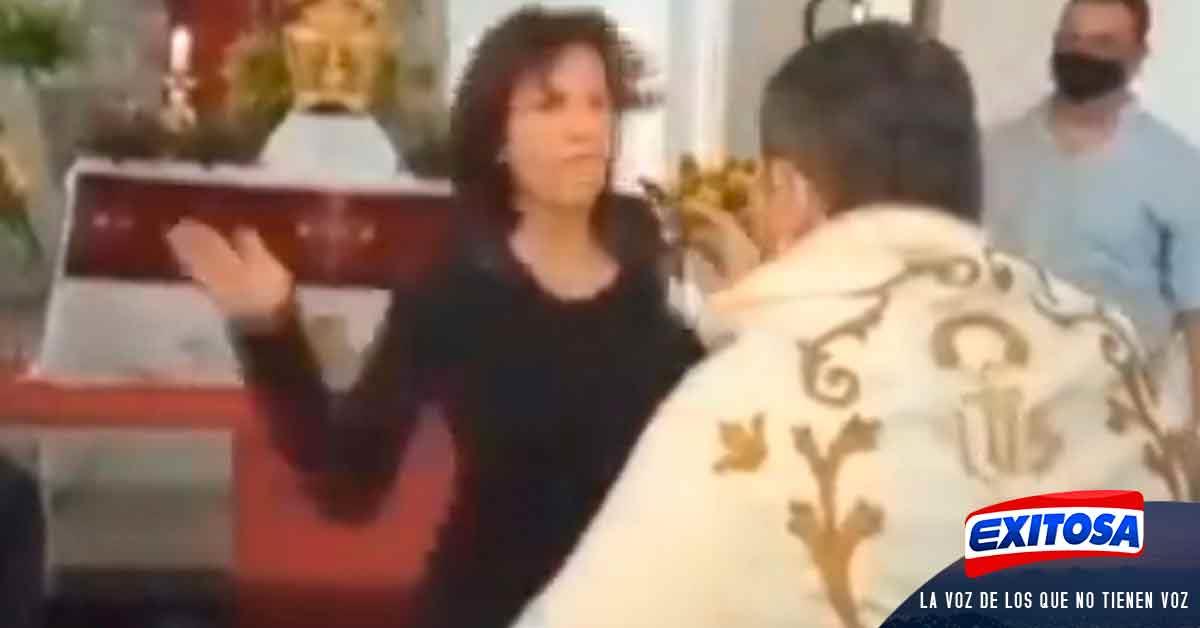 Venezuela | Mujer abofetea y patea a sacerdote que realizaba misa por  Semana Santa - Exitosa Noticias