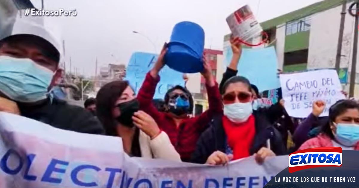 SJL: vecinos marchan hasta el Congreso por falta de agua en el distrito ...