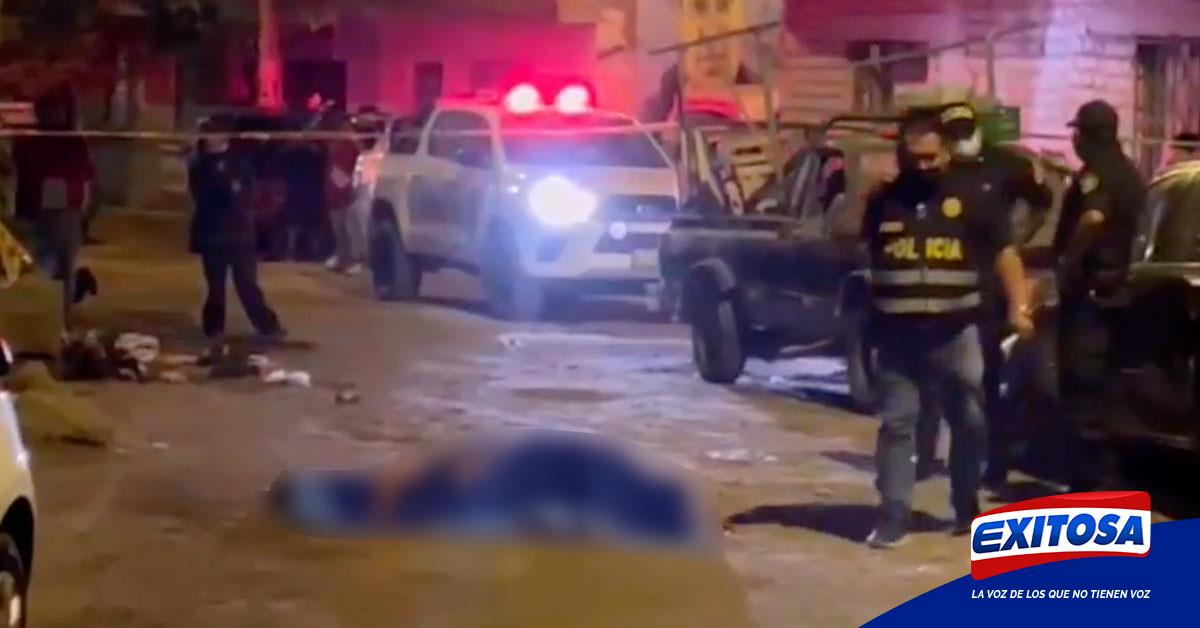 Rímac Sicarios En Moto Asesinan De Cinco Disparos A Un Hombre Frente A Sus Amigos Exitosa 3079