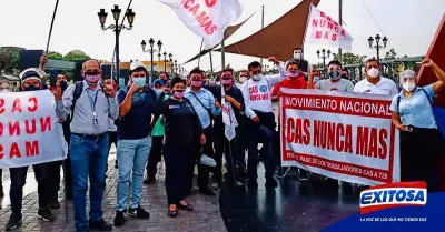 Trabajadores-CAS-paro-nacional-presidente-promesas-Exitosa