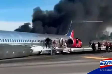 Avión-Miami-aterrizaje-pasajeros-incendio-Exitosa