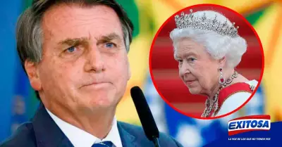 Brasil-presidente-Jair-Bolsonaro-luto-reina-Isabel-Exitosa