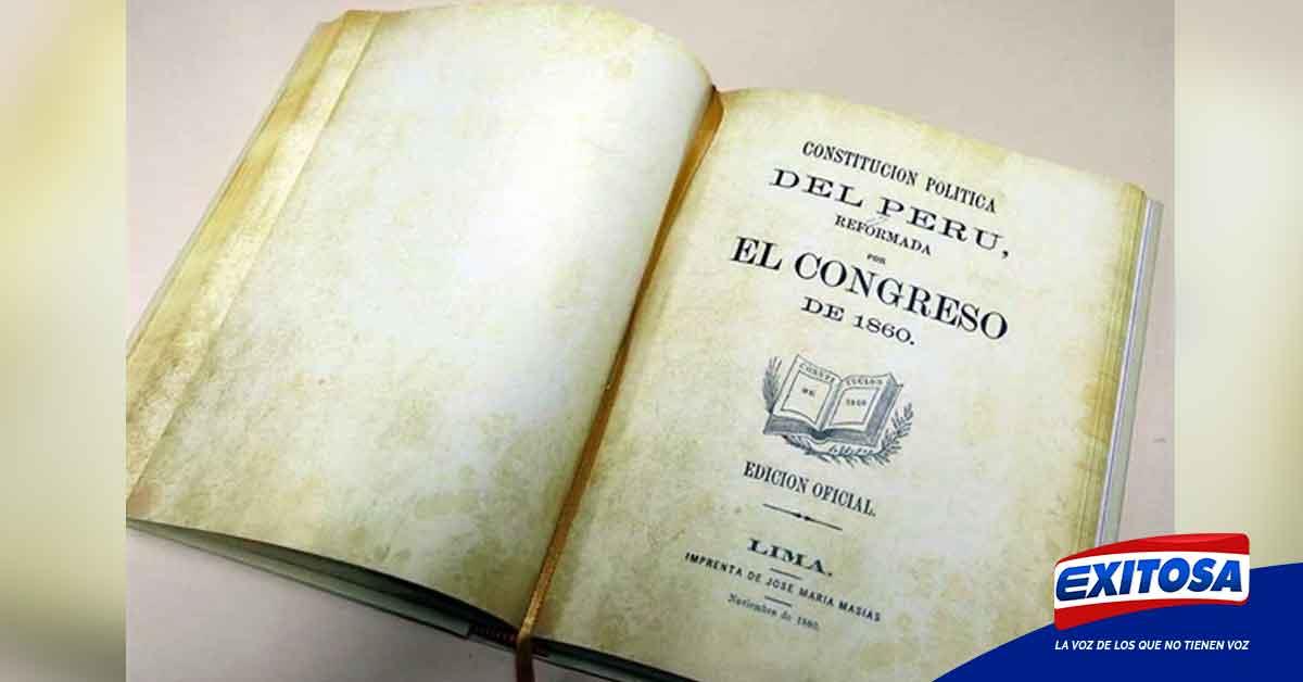 Perduro La Constitución peruana que perduró sesenta años - Exitosa Noticias