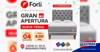 Forli-tienda-Plaza-San-Miguel-descuentos-promociones-Exitosa