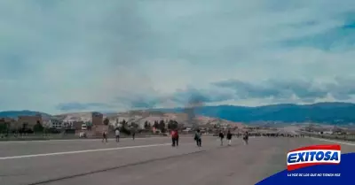Ayacucho-Protestas-Aeropuerto-Alfredo-Mendivil-Duarte-Exitosa