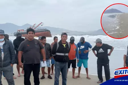 Exitosa-pescadores-artesanales-afectados-por-restos-de-petro?leo-en-Playa-Anconc