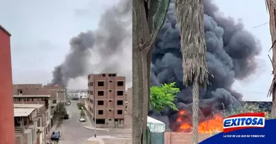 incendio-bomberos-Villa-El-Salvador-Exitosa