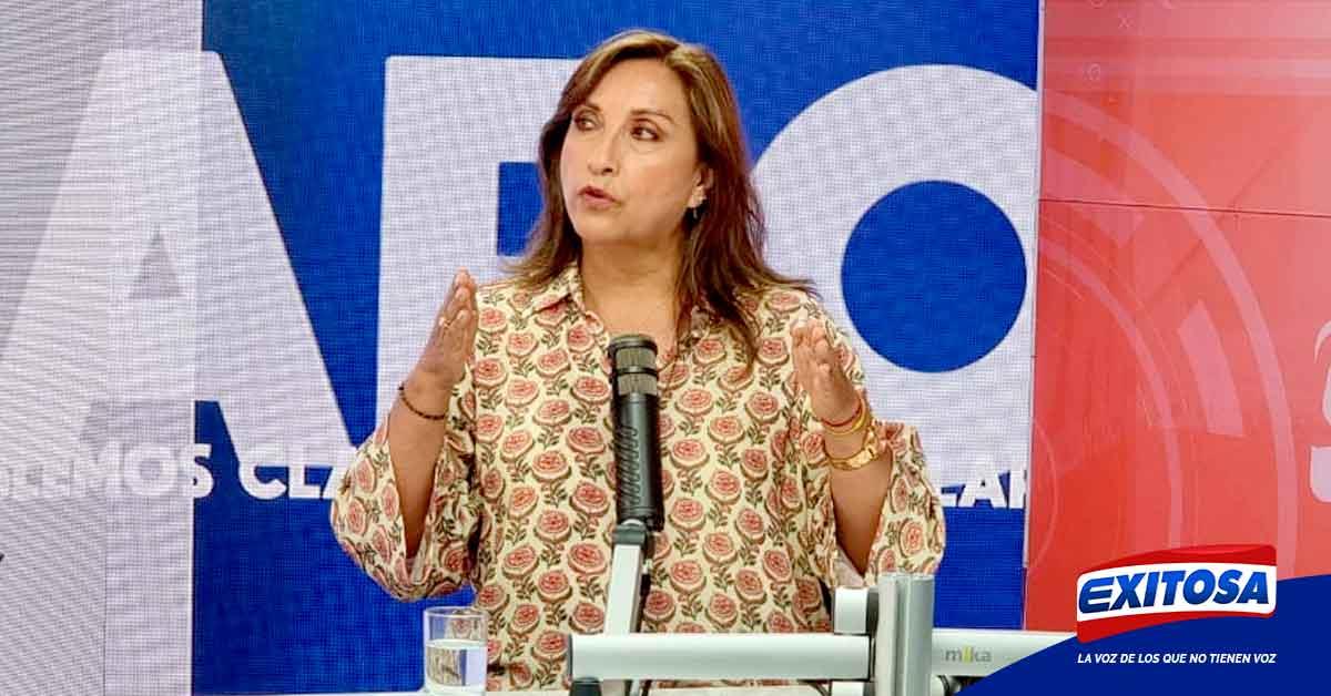 Presidenta Dina Boluarte Sobre Adelanto De Elecciones Es Una Muestra Más De Que No Me Aferro