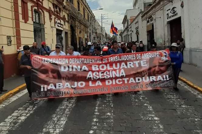 Gremios de Arequipa maana protestarn exigiendo renuncia de presidenta Dina Boluarte y elecciones inmediatas