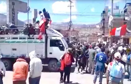 Manifestaciones en Cusco