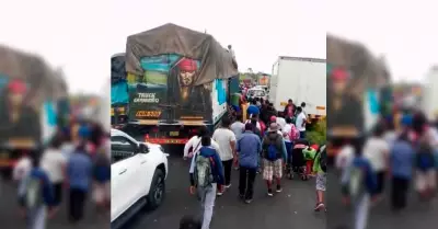 Manifestantes cerraron accesos a Puerto Maldonado, capital de Madre de Dios