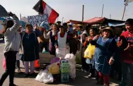 Arequipa: comerciantes recolectan víveres y dinero para manifestantes de Puno que viajan a Lima