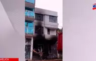 Huancavelica: Vndalos apedrean y queman casa del Gobernador Regional