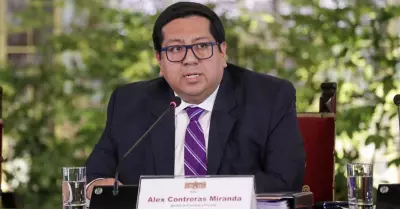 Ministro de Economía y Finanzas, Alex Contreras