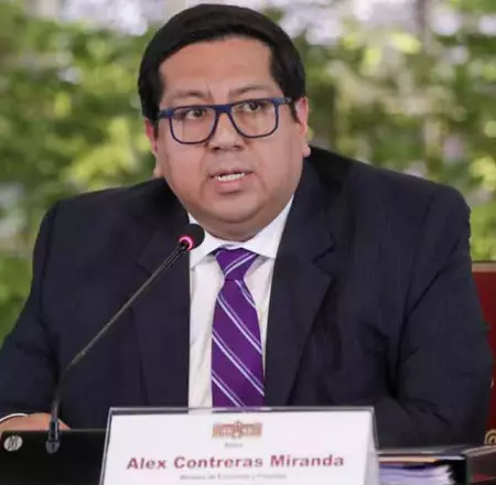 Ministro de Economía y Finanzas, Alex Contreras