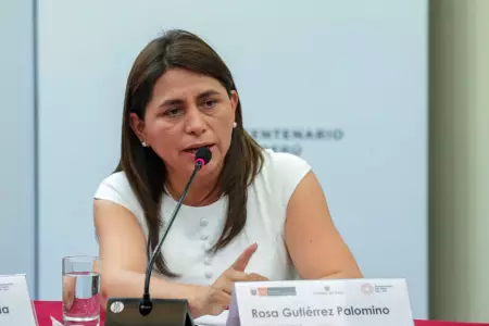 Rosa Gutiérrez, ministra de Salud