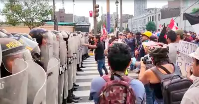 Protestantes en Lima