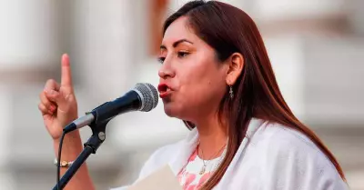 Kelly Portalatino, congresista de Perú Libre