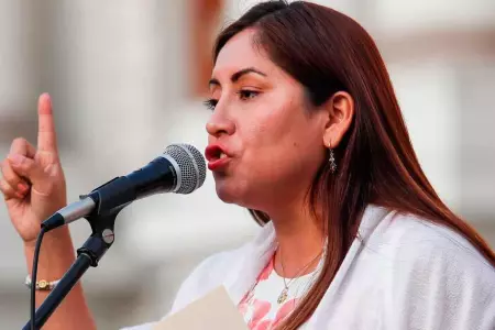 Kelly Portalatino, congresista de Perú Libre