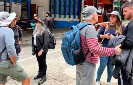 Turistas varados en Machu Picchu