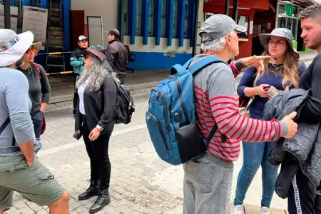Turistas varados en Machu Picchu