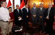 Premier Alberto Otárola y tres ministros se reunieron con el presidente del Congreso, José Williams