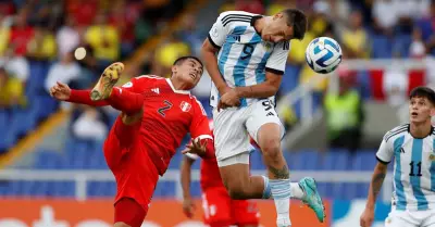 Selección Peruana cayó ante Argentina en el sudamericano sub 20 de Colombia.